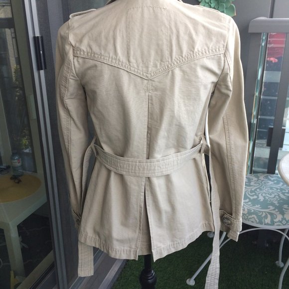 SOLD - Aeropostale - Short Trench Coat - XS - Picture 3 of 5